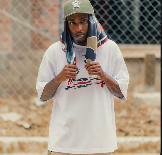 Distorted Camo Silk Bandana