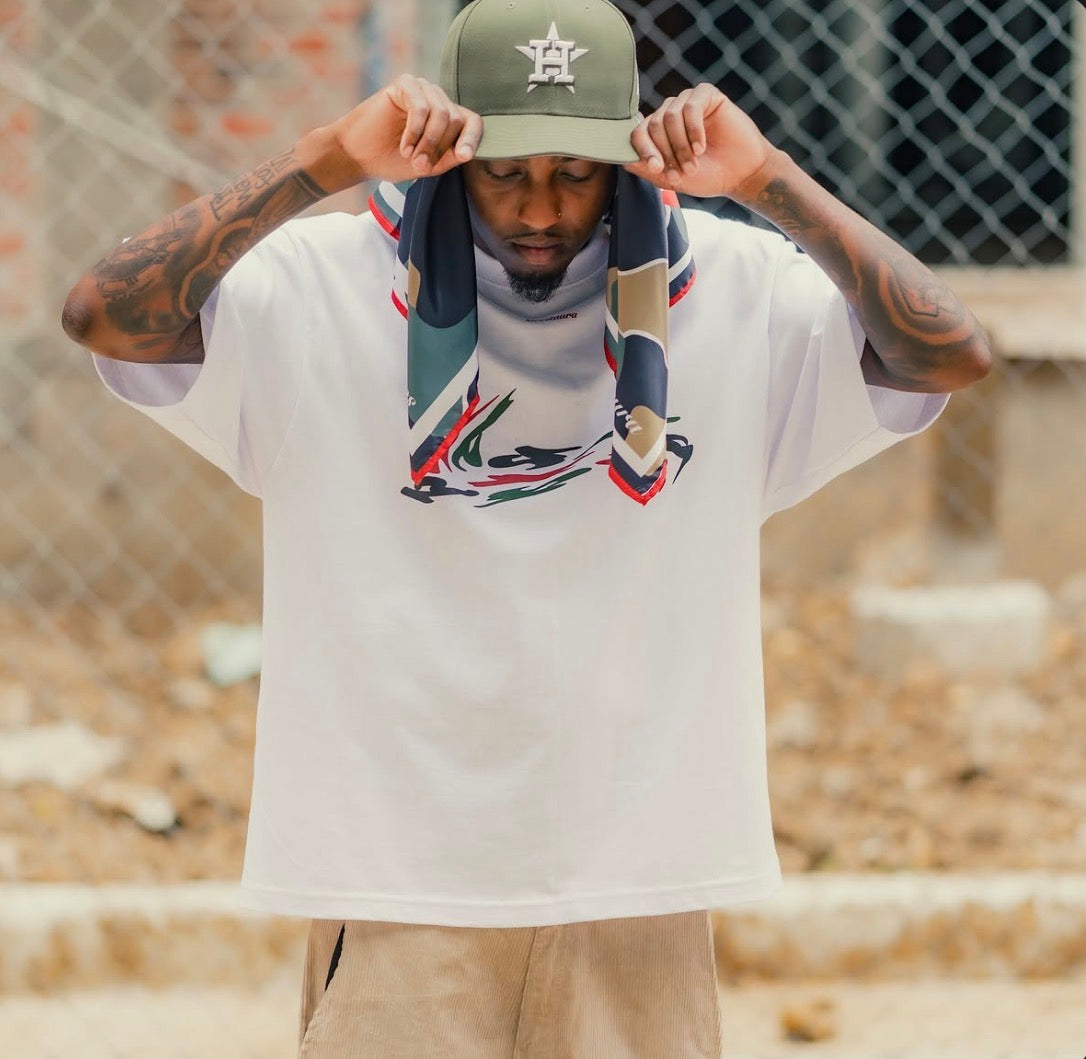 Distorted Camo Silk Bandana